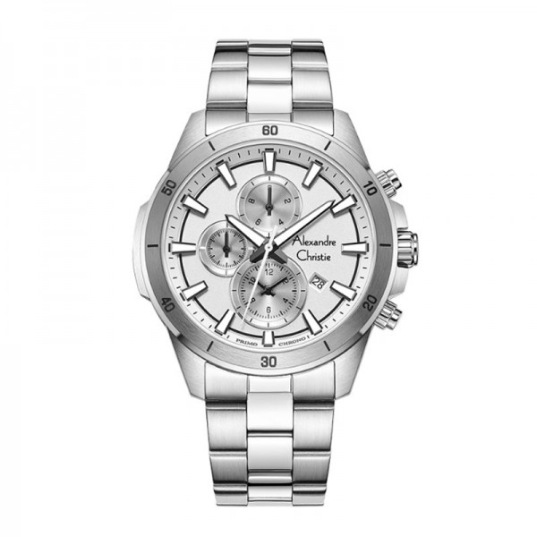 Alexandre Christie AC 6668 Silver White MCBSSSL